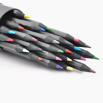 

24 Colors Oil Art Pencils for Drawing Sketching Artist Colour Gift for Children Kids Wooden Colored Pencils Pens Supplies SP99