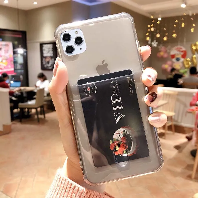 XW0496B Чехол для телефона moskado с отделением для карт для iPhone 11 X XR XS Max, мягкий чехол из ТПУ для iPhone 6, 6 S, 7, 8, 7 Plus, простой чехол - Цвет: XW0496B