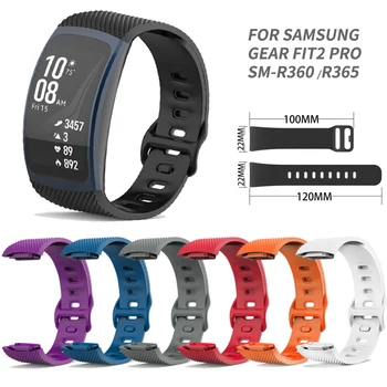 

Sport Band For Samsung Gear Fit2 Pro SM-R360 / R365 Strap Smart Watch Replacement Watchband Wristband For Samsung Watch 22MM