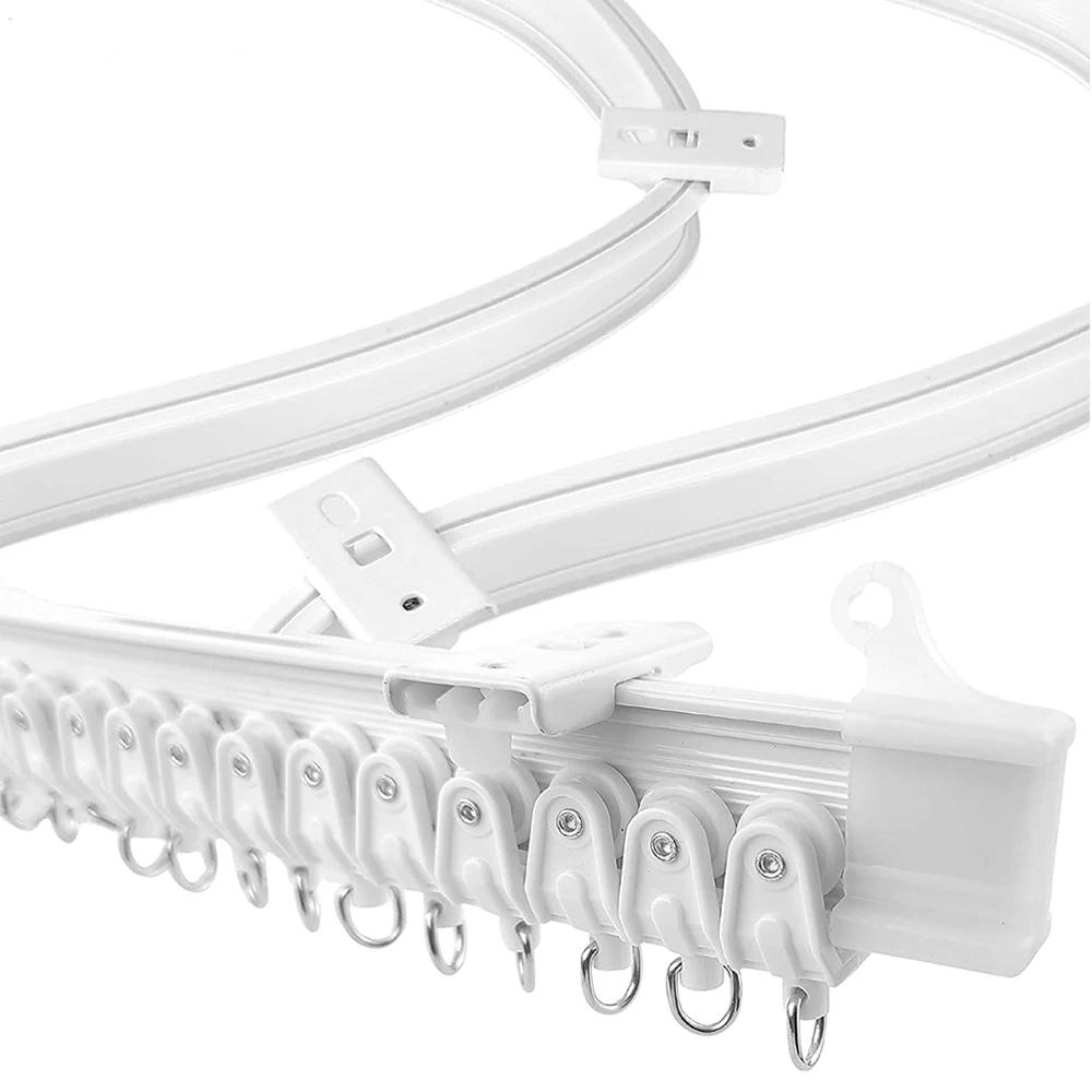 Flexible Ceiling Curtain Rail Plastic Ceiling Curtain Rail Curtain