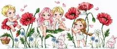 Сода больше различных фотографий Счетный Набор для вышивки крестиком RS хлопок с крестиком - Цвет: Фиолетовый