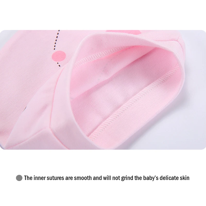 Four Seasons Kids Newborn Baby Hats 100% Cotton Cap 40 Color Cartoon Cute Printed Hat Suitable for 0-12 Months Baby Accessories