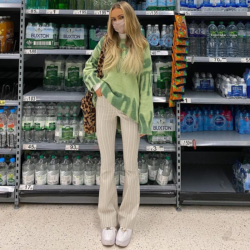 

2021 Vintage Oversized Baggy Pants Women Harajuku y2k Pants Wide Leg Pant Streetwear Jogger High Waist Trouser Cuteandpsycho