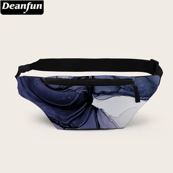 

Deanfun Printing Waist Bag Blue Fanny Pack Women Popular Chest Bag D18052