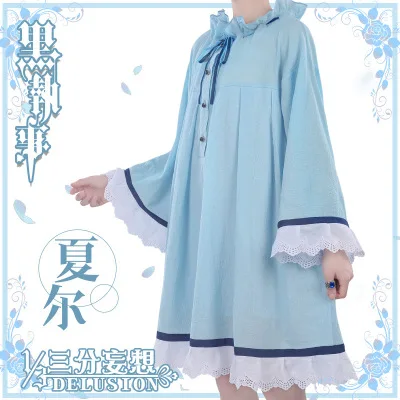Оригинальный Аниме Черный дворецкий Ciel Phantomhive Childe Милая Ночная рубашка