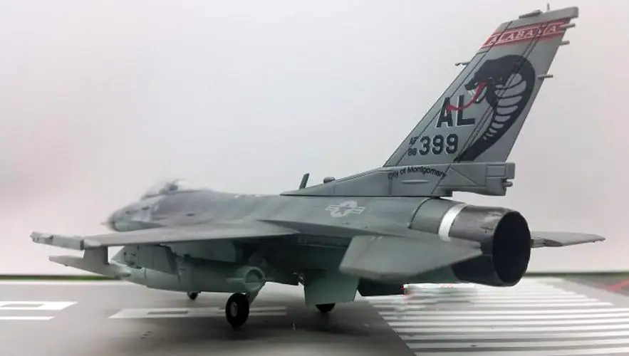 Нам F-16C Fighting Falcon 187th FW 88-0399-AL 1/72 diecast easy model