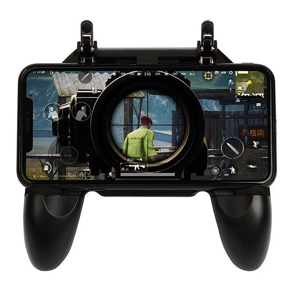 

Portable Mobile Game Survival Gamepad Joystick Button Gaming Handle Trigger Grip for iphone XIAO MI Phone PUBG