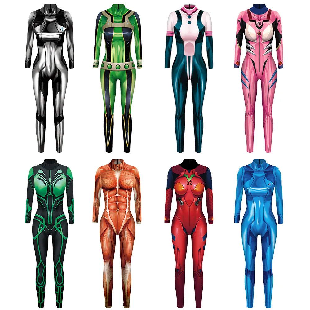 Костюм для косплея АСУКА Мари костюм супергероя Zentai Hela кошки на Хэллоуин боди