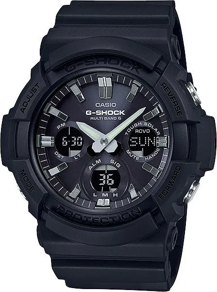 Японские наручные часы Casio G-SHOCK GAW-100B-1A с хронографом | Наручные