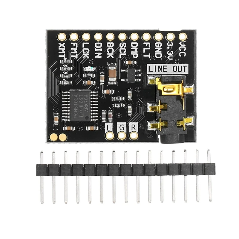 I2S PCM5102 DAC аудио декодер 32-битовая приставка модуль чем ES9023 PCM1794 для Raspberry Pi |