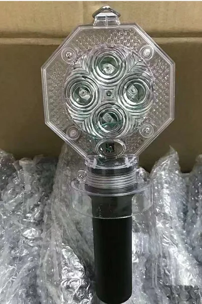 Luces de advertencia solares inteligentes para construcción de carreteras, luz de advertencia para la noche 5