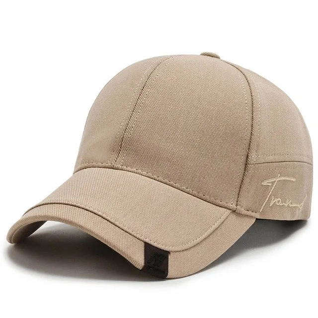 High Quality Solid Baseball Caps for Men Outdoor Cotton Cap Bone Gorras CasquetteHomme Men Trucker Hats brown leather baseball cap