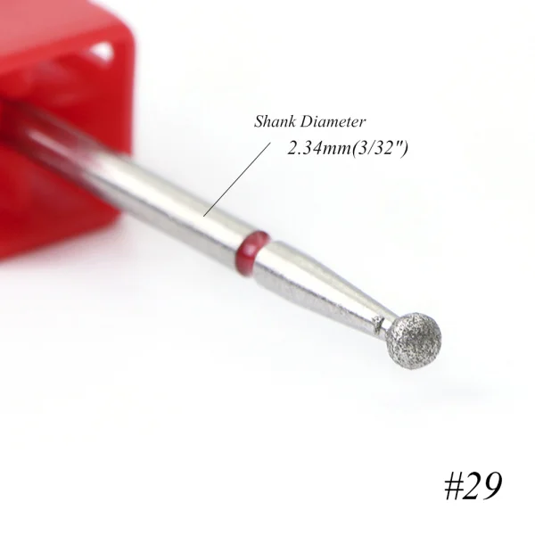 29 дизайн, безопасные сверла для ногтей, алмазные фрезы для маникюра, фрезы для снятия гелевого лака, инструмент для дизайна ногтей, CH01-29-1 - Цвет: 29