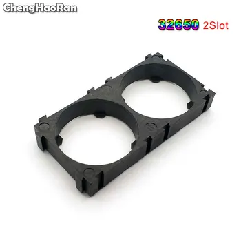 

ChengHaoRan 32650 2 3 Slot Battery Holder Bracket Cell Safety Anti Vibration Plastic Brackets For 2x 3x 32650 Batteries