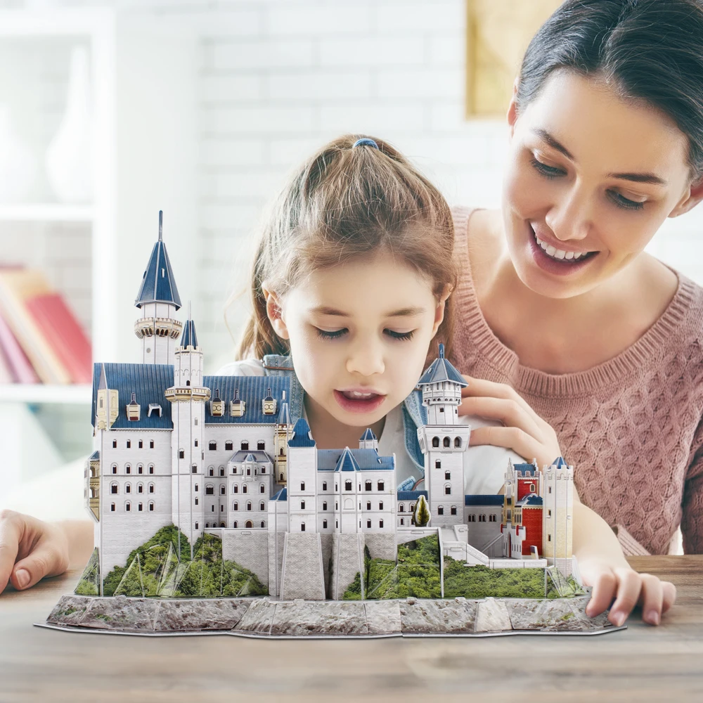 Cubicfun de Puzzle en 3D du Château de Neuschwanstein L174h Avec