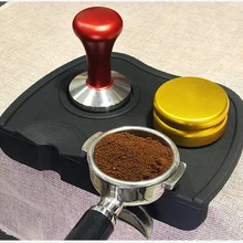 Mat Tamping-Holder Anti-Skid-Mat Espresso Latte-Art-Pen Barista Coffee Soft-Silicone