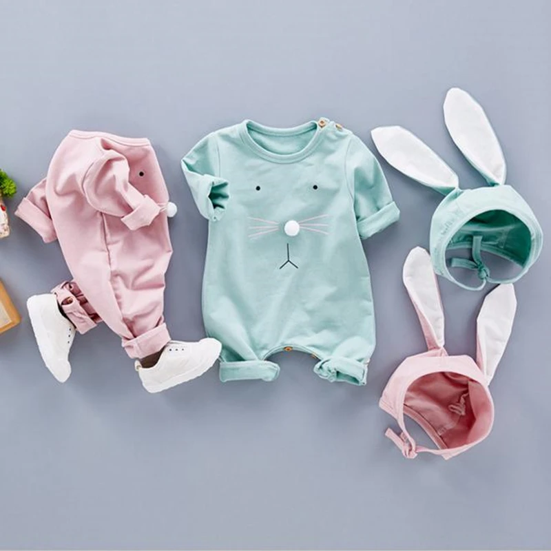 pink rabbit baby clothes