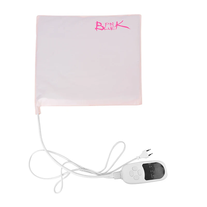 Winter Pet Warm Pads Fast Heating PVC Adjustable Temperature Controller Mats Pet Heating Blanket For Medium Small Dogs - Цвет: pink EU regulations