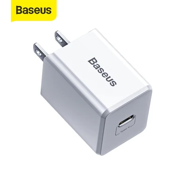 

Baseus US Plug USB Charger 18W Type C PD Quick Charger Portable Adapter Travel Wall Charger Fast Charging For Samsung for Huawei