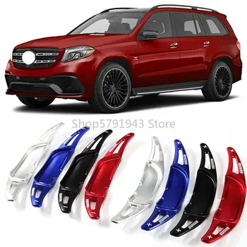 

2PCS Car Alloy Add-On Steering Wheel DSG Paddle Shifters Extension For Mercedes Benz GLS63 AMG 2016-2018