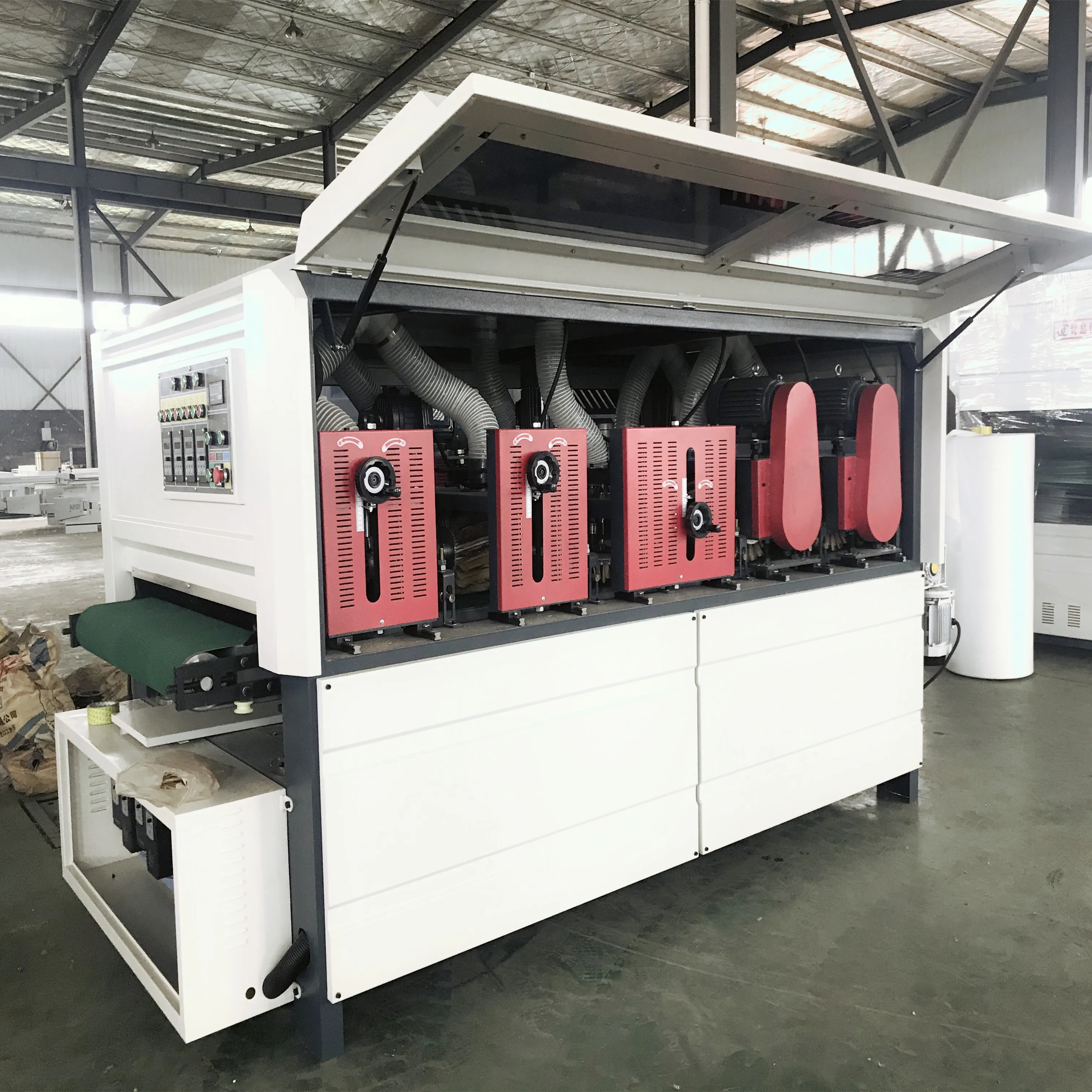 Twoyear Warranty 10006s Plywood Automatic Sanding Polish Machine Wood