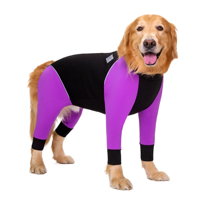 Large Dog Waterproof Rompers Large Dog Clothes Jumpsuit Waterproof