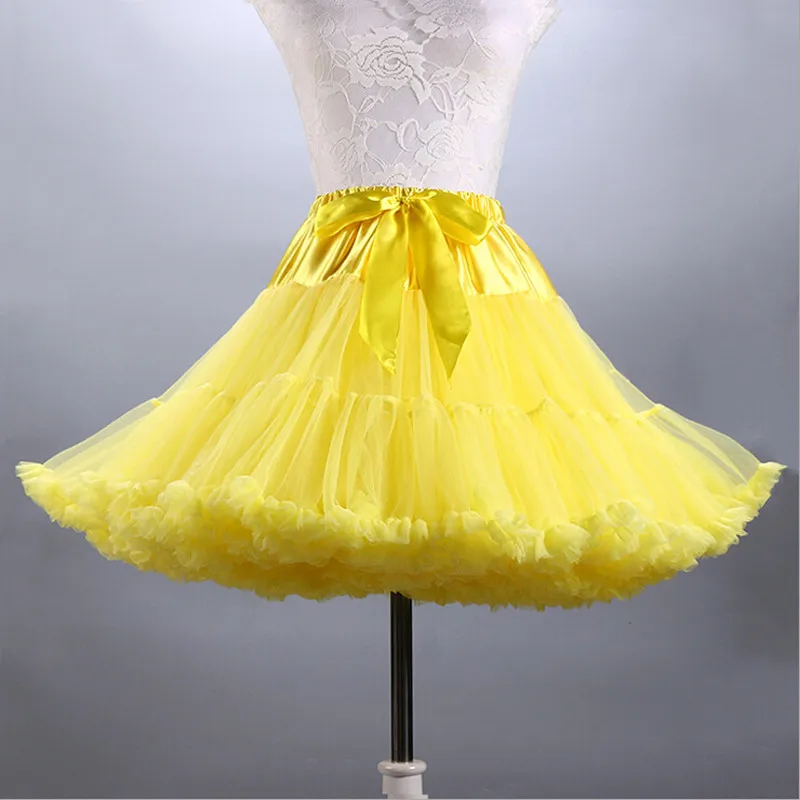 Nova chegada das mulheres mini petticoat tule