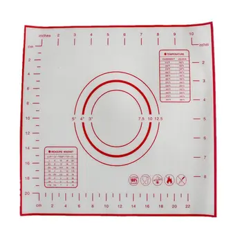 

Non-Stick Silicone Baking Mat Pad Baking Sheet Glass Fiber Rolling Dough Mat Cookie Macaron Baking Mat Pastry Tools