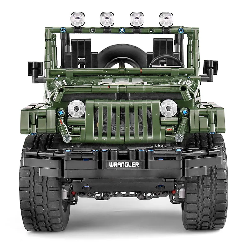 Yeshin 13124 MOC 5140 RC Jeeps Wranglers Adventurer внедорожник подходит для техники строительные блоки
