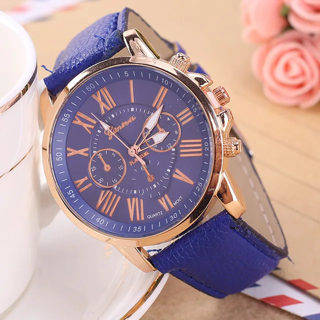 New Casual Leather Bracelet Wrist Watch Women Fashion White Ladies Watch Alloy Analog Quartz Watches relojes Relogio Feminino 4