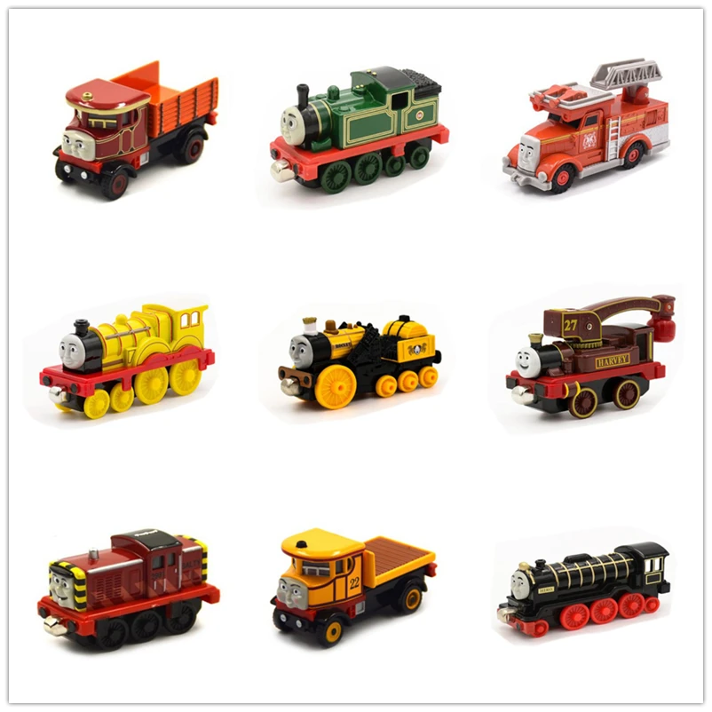 Оригинальные Томас и друзья, новая модель поезда, металлическая пластиковая магнитная дорожка, железнодорожный вагон, семейные игры, игрушка для мальчика, подарок на день рождения