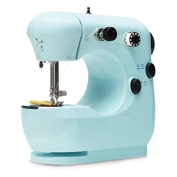 

Mini Electric Sewing Machine Portable Household Beginner Tailors Crafting Mending FAS6