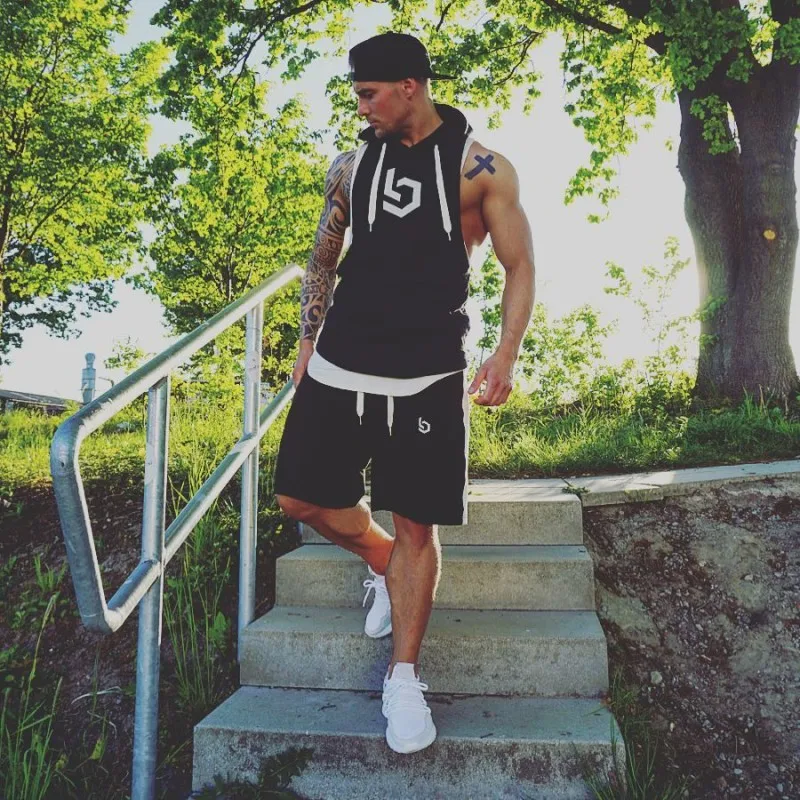 

Summer Casual Loose-Fit Shorts Men Gym Exercise Sports Loose Pants Trend Sports Shorts