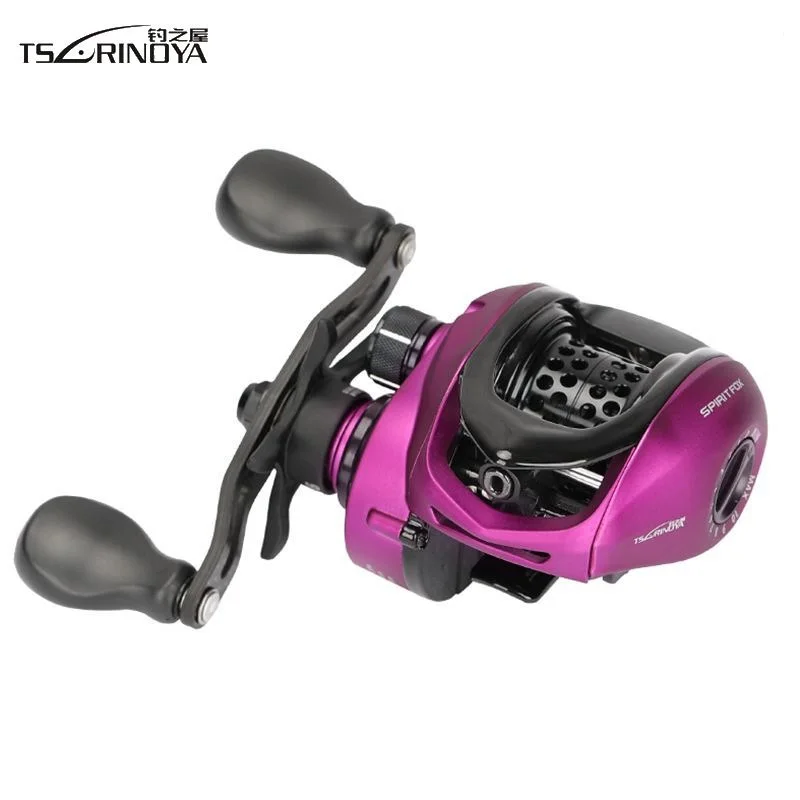 

TSURINOYA Baitcasting Fishing Reel SPIRIT FOX BAIT FINESSE Ultralight TROUT Reel Weight 165g 8+1 Bearing Smooth Casting Reel