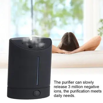 

Air Purifier DC4V Mini Neck Hanging Type Negative Ion Air Purifier PM2.5 Removal USB Powered Air Cleaner Home Office