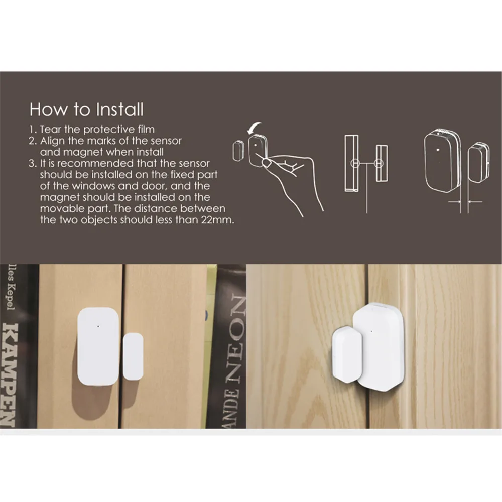 Xiaomi Aqara Door Window Sensor Zigbee Wireless Connection Security Alarm System Suite Work With Mi App For Android IOS Phone