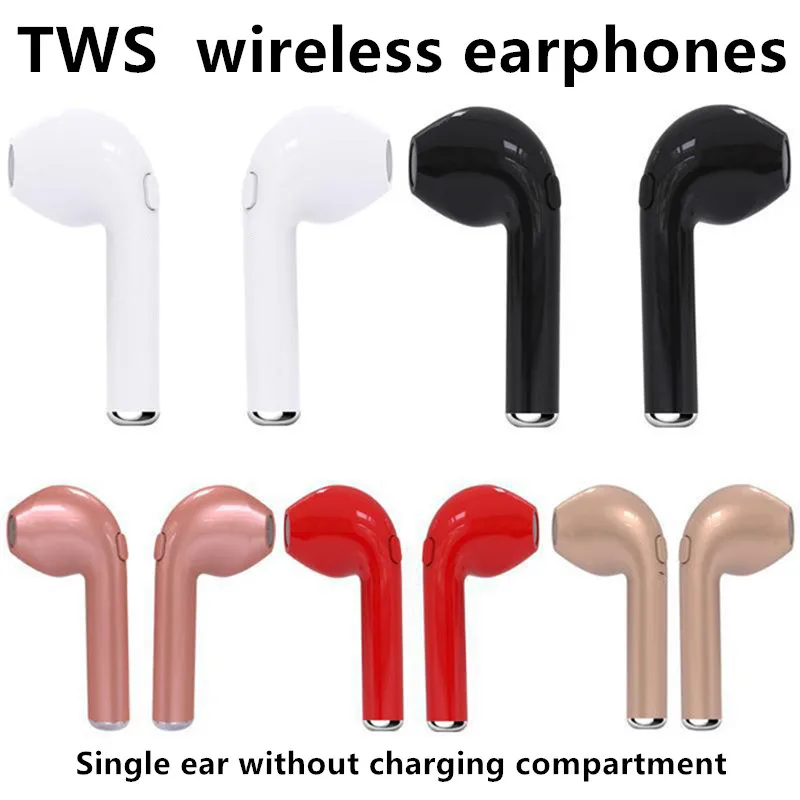 TWS i7 écouteurs Bluetooth écouteurs de musique casque d'affaires écouteurs de sport écouteurs sans fil appropriés pour xiaomi huawei iphone