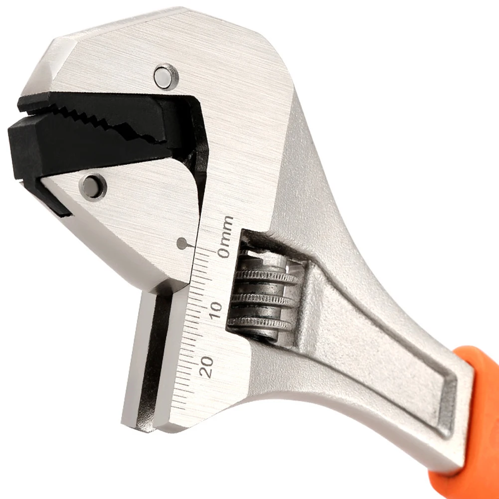 Самозатягивающийся подвижный гаечный ключ Регулируемый ключ-Трещотка ручной инструмент Ремонтный гаечный ключ для гаек болтов со шкалой