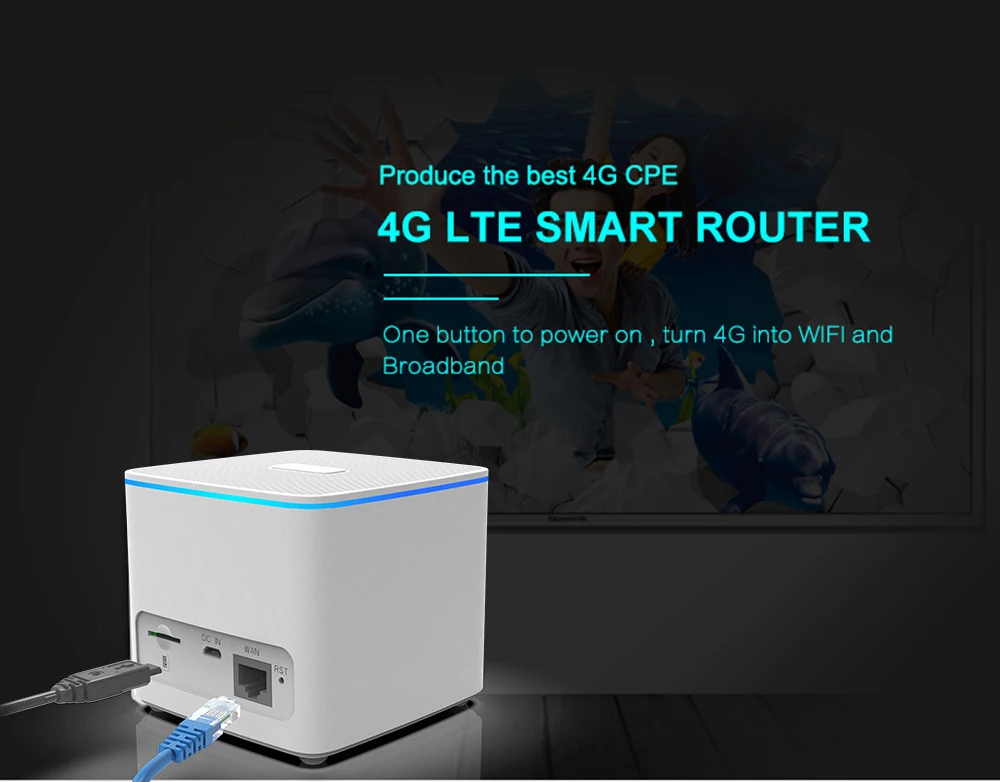 3G 4G Modem Router WiFi LTE Sim Di Động GSM Kích Mở Khóa 300Mbps Không Dây Dobgle CPE WAN/LAN RJ45 Cổng FDD TDD WCDMA best wifi amplifier for home