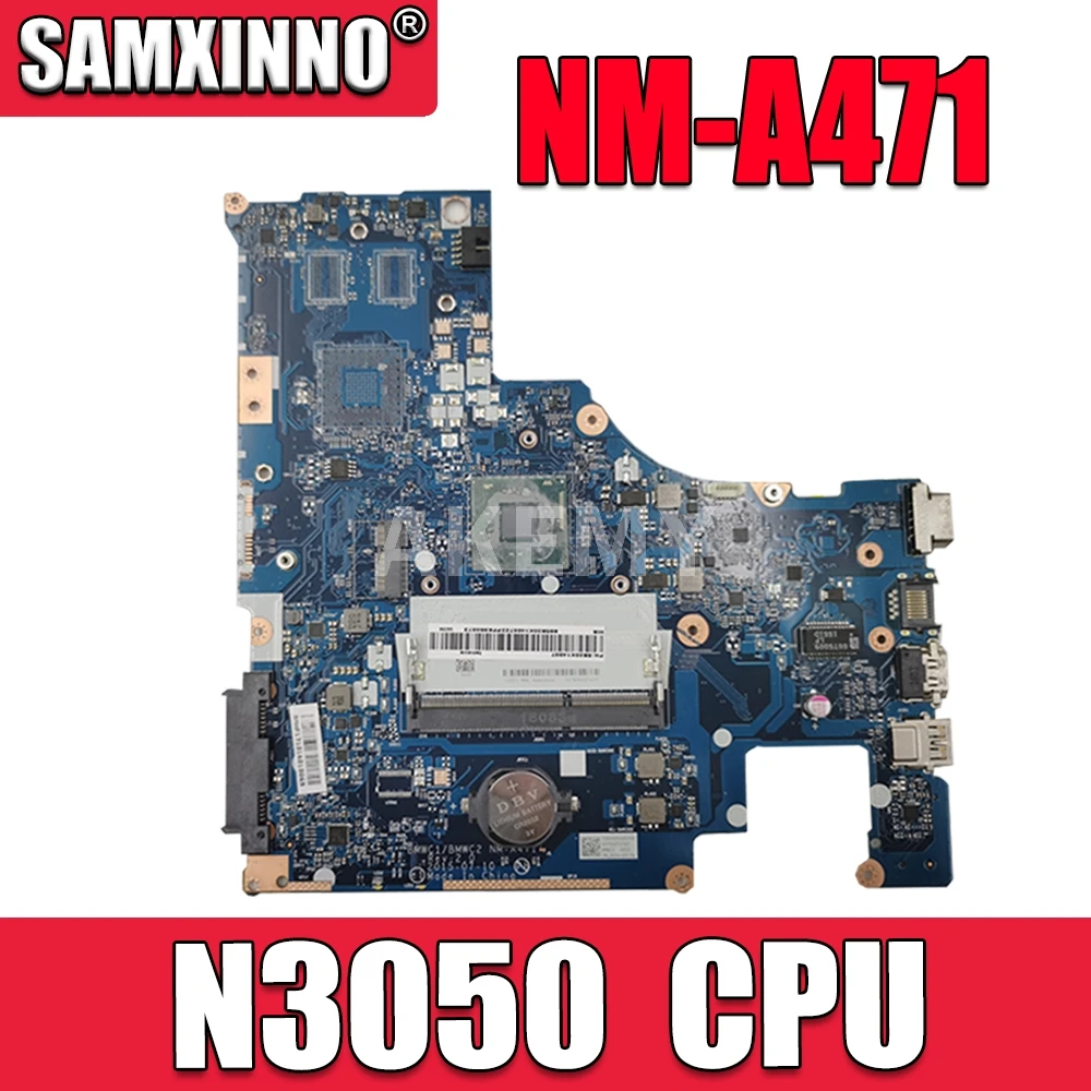 BMWC1 / BMWC2 NM-A471 материнская плата для ноутбука Lenovo 300-15IBR CPU N3050 1G DDR3 100% тестовая работа