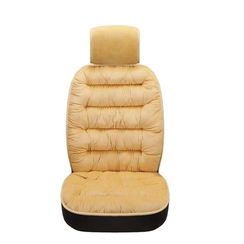

1PC front rear car seat cover winter warm plush cushion for Peugeot 206 207 2008 301 307 3008 408 4008 508 car accessories