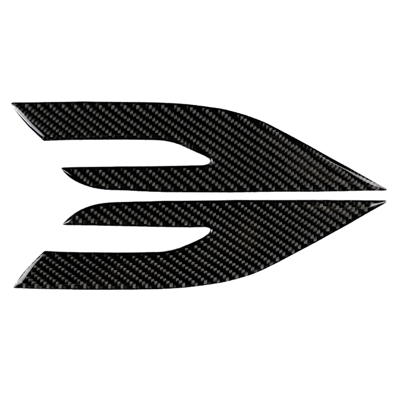 

2Pcs Car Carbon Fiber Headlight Sticker Cover Eyelid Trim for Toyota Camry 2018 2019