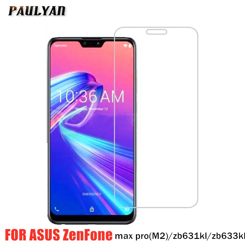 Стекло 9H для ASUS Zenfone Max M2 ZB633KL ZS630KL 2.5D Закаленное стекло Asus ZenFone Pro ZB631K LZS630KL защитная