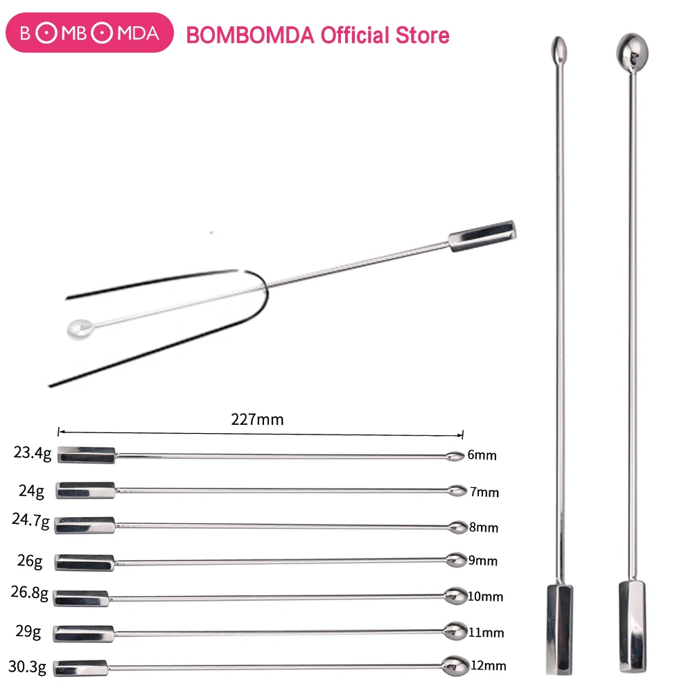 Metal Urethral Catheter Penis Anal Butt Plug Urethral Dilator Male Chastity Device Sex Toys For Men Penis plug Sex Products