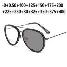 Новые негабаритные переходные солнцезащитные фотохромные очки для чтения для мужчин и женщин унисекс пилоты очки для чтения с коробкой FML