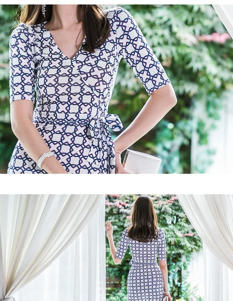Половина рукава корсет Bodycon обёрточная бумага летние миди-платья женское платье с принтом женское с поясом платье с разрезом Longue Femme женское платье