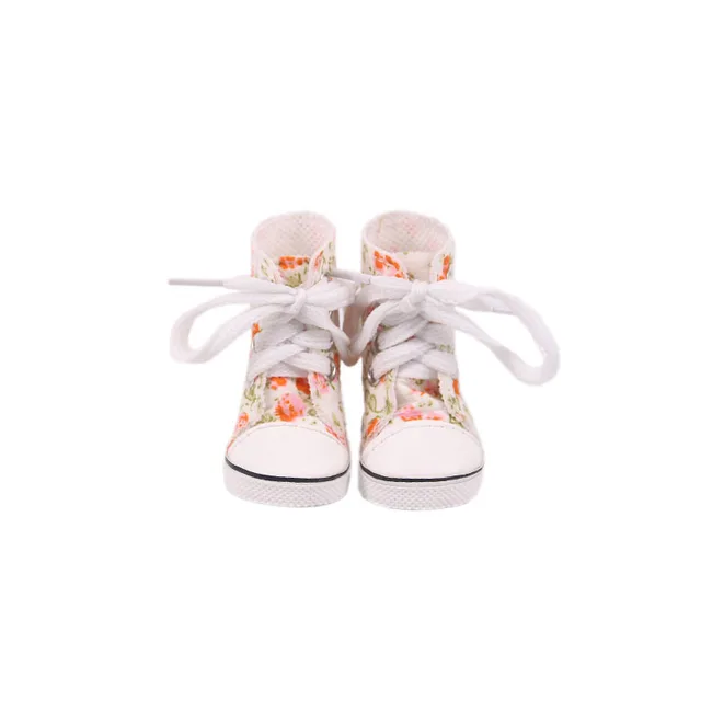 Doll Various Clothes Dress Shoes Boots 5 Cm Canvas Shoes Boots For 14.5 Inch Nancy Wellie Wisher American Doll Generation Girl` n350