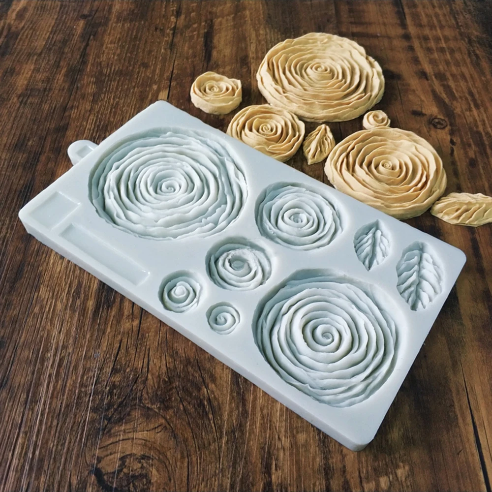 Роза шаблон формы для выпечки экологически чистые Sugarcraft вечерние изделия торт кружева день рождения Декор торт форма для выпечки