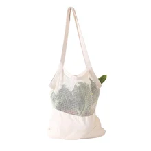 New Style Eco Friendly Reusable Mesh Bag for Vegetable Fruit Washable Shopping Tote Bag
