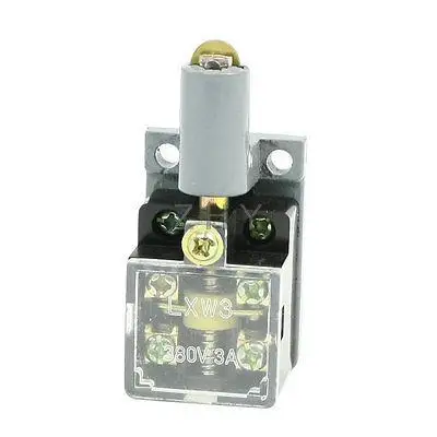 

AC 380V 3A 2NO+2NC Contact Spring Plunger Limit Switch w Base LXW3